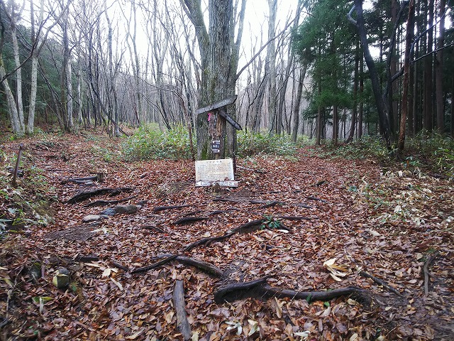 安達太良山　塩沢コース 　くろがね小屋　僧悟台　分岐